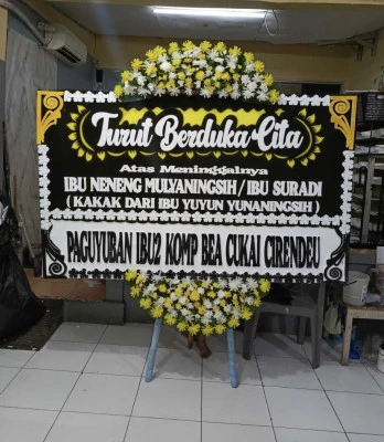 Papan Bunga di Lembang